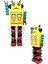 Nostaljik Sevimli Uzaylı Robot Şeklinde Figür Biblo 1