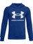 Under Armour Erkek Çocuk UA Rival Fleece Big Logo Kapüşonlu Üst 1357585-400 1