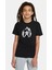Silhouette Dragon Ball 2 Baskılı Unisex Çocuk Siyah Tshirt 1