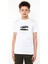 Araba Şahin Baskılı Unisex Çocuk Beyaz Tshirt 1