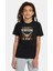I Dont Swim I Fly Baskılı Çocuk Siyah Tshirt 1