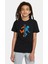 Silhouette Portal Baskılı Çocuk Siyah Tshirt 1