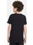 Silhouette Deer Baskılı Unisex Çocuk Siyah Tshirt 2