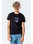 Maymunlar Gezegeni Baskılı Çocuk Siyah T-Shirt 1