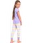 2466 Kız Çocuk Choose Color Lila Kısa Kol Pijama Takım 3