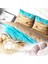 Beach Stars 3D Pamuk Saten Çift Kişilik Nevresim Takımı 4
