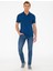 Erkek Lacivert Slim Fit Polo Yaka Tişört 50242059-VR033 4