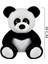 5127 Oturan Panda 30 cm 2