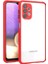 - Samsung Galaxy A32 4G - Kılıf ​​Arkası Şeffaf Sert Kaff Kapak - Kırmızı - T17119 1