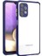 - Samsung Galaxy A32 4G - Kılıf ​​Arkası Şeffaf Sert Kaff Kapak - Lacivert - T17119 1