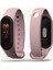 Balık Sırtı  Mi Band  3/4 Uyumlu Silikon Kordon Rose Gold 1