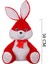 Selay Toys Peluş Tavşan Oyuncak 50 cm Kırmızı 1271 2