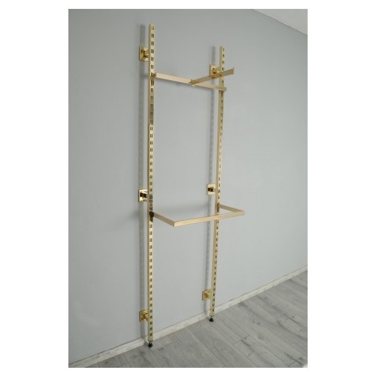 Modern Raf Gold Kaplama Duvar Raf Sistemi Fiyatı Modern Raf Gold Kaplama Duvar Raf Sistemi Fiyatı