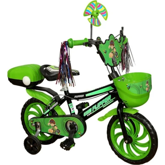 Flipper Çocuk Bisikleti 15 Jant Yeşil