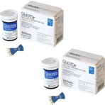 Gluco DR Glucodr 100 Adet Şeker Ölçüm Çubuğu Strip Profesyonel Kalite Medikal Standartlara Uygun
