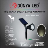 Dünya LED HS.781-G 7W Solar Bahçe Arm. G.ışığı