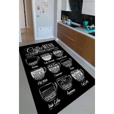 İnka Halı Antibakteriyel Kaymaz Dot Taban Yıkanabilir Dijital Baskı Mutfak Halısı MRC2336