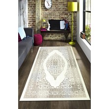 Resmiro Kaymaz Taban Yıkanabilir Parlak Osmanlı Motif Halı