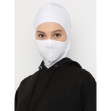 Ecardin Maskeli Spor Bone - Beyaz - Ecardin