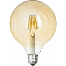 K2 KES634 8 Watt Rustik LED Ampul Dimlenebilir (G125)