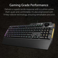 Asus Tuf Gaming K1 Mekanik Hisli Rgb Oyuncu Klavye (Yurt Dışından)