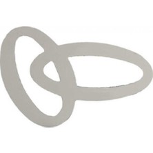 Hayaller Dükkanı Alyans Çiftli Metalize Süsleme Gümüş Pk:50 gr