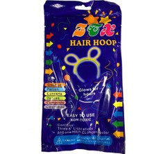 Go İthalat Glow Stick Taç Fosforlu Taç Pembe Renk 12 Adet