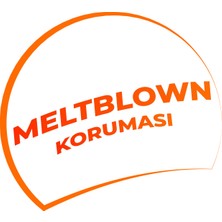 Evony Color Bej Yumuşak Elastik Kulaklı Maske 50 Adet