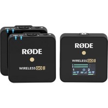 Rode Wireless Go Iı - 2 Kişilik Kablosuz Yaka Mikrofonu