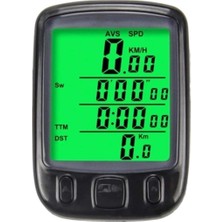Sunding SD563B Bisiklet Kilometre Km Hız Sayacı Su Geçirmez LCD Ekran