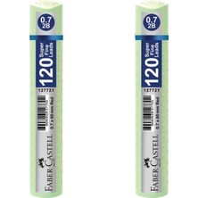 Faber-Castell Grip Min 0.7 2b 60 mm 120'li Tüp Pastel Yeşil 2'li