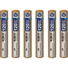 Faber-Castell Grip Min 0.7 2b 60 mm 120'li Altın Tüp 6'lı