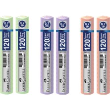 Faber-Castell Grip Min 0.7 2b 60 mm 120'li Tüp Pastel Rekler 6'lı Set : 2