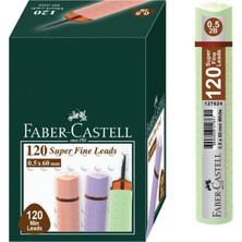 Faber-Castell Grip Min 0.5 2b 60 mm 120'li Pastel Yeşil Tüp 12'li