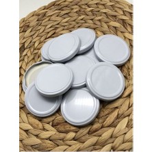Multiamo Metal Beyaz Konserve Kavanoz Kapağı 63 mm 100 Adet