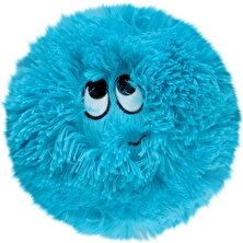 Selay Toys Peluş Emoji Yastık Flausy Puf Yastık 25 cm. Mavi 1003