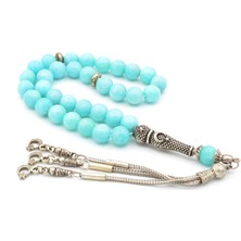 Murty99 Hakiki Doğal Amazonit Taşı Tesbih