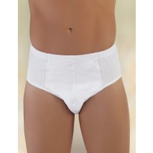 Şahinler Penye Erkek Klasik Külot Slip Beyaz ME009