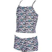 Arena 003085105 Tropical Summer Jr Tankini Çocuk Mayo