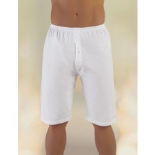 Şahinler Penye Süprem Paçalı Boxer Beyaz ME018