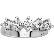 Sirius 1,19 Karat Pırlanta Beş Taş Yüzük 0417R0196