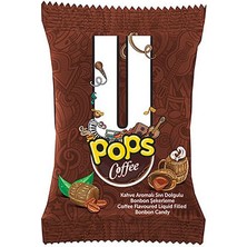 U Pops Kahve Aromalı Sıvı Dolgulu Bonbon Şekerleme 5 gr x 200