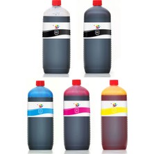 Qc Canon Pixma TS6050 Yazıcı Uyumlu Kartuş Mürekkebi Pro Serisi 1000ML Mürekkep Seti