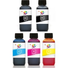 Qc Canon Pixma MP750 Yazıcı Uyumlu Kartuş Mürekkebi Pro Serisi 100ML Mürekkep Seti