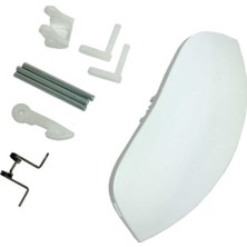 Parmis Vestel Vega 807C Çamaşır Makinesi Kapak Mandal Tutamağı Beyaz KPM0011