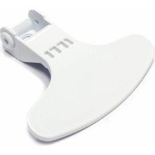 Parmis Beko D19122E Çamaşır Makinesi Kapak Mandalı Tutamak Tip 1 Beyaz KPM0020