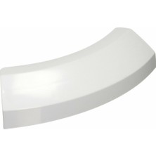 Bosch Uyumlu WTE8610S Çamaşır Kurutma Makinesi Kapak Mandal Tutamağı GENİŞ BEYAZ