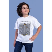 Toontoy Kids Toontoy Erkek Çocuk Kabartma Baskılı Tişört