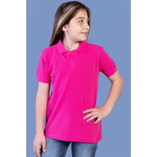 Toontoy Unisex Çocuk Düğmeli Polo Yaka Tişört