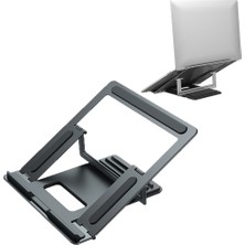 Techmaster Alüminyum Macbook Notebook Taşınabilir Masaüstü Stand TME-ST02